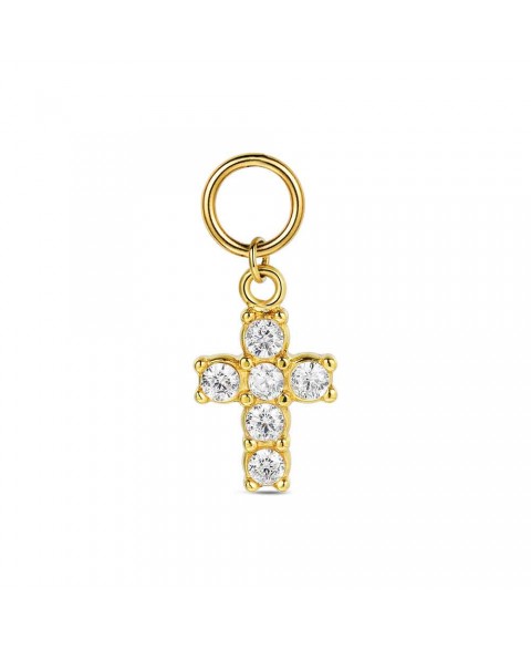 Charm Cruz Cristales Acero...