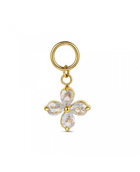 Charm Flor con Circonitas...