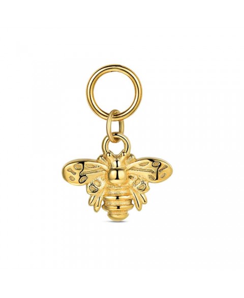 Charm Abeja Acero Chapado...