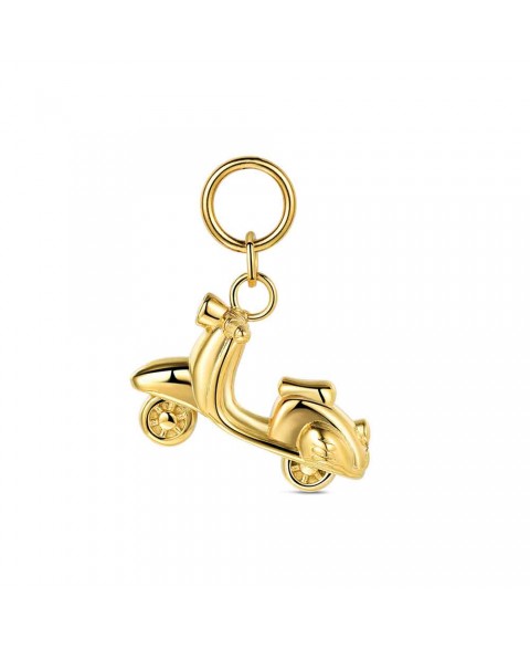 Charm Moto Acero Chapado...