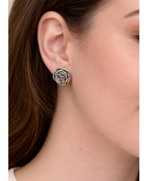 Pendientes Camelia Grande
