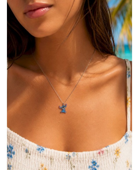 Colgante Stitch Diney Plata