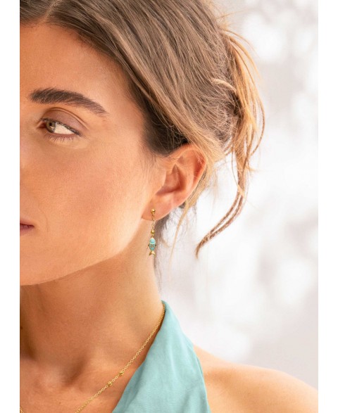 Pendientes Peces Azules...