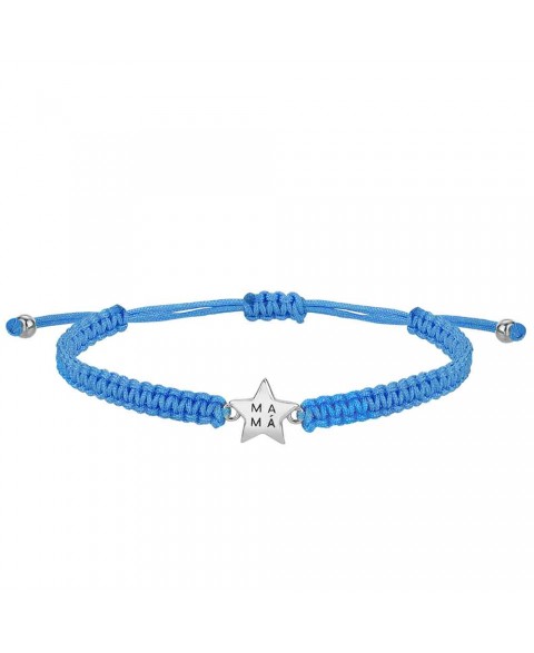 Pulsera Hilo Azul Estrella...