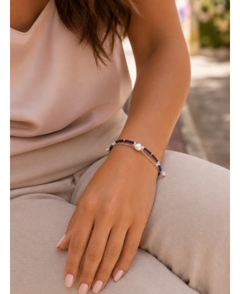 Pulsera Vida Perla y...