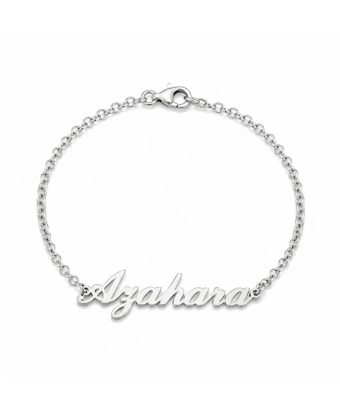 Pulsera Nombre "Azahara" Plata