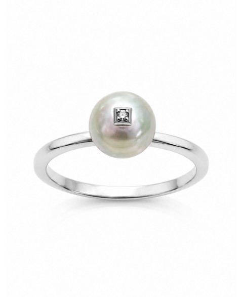 Anillo Majorica 8mm Plata 