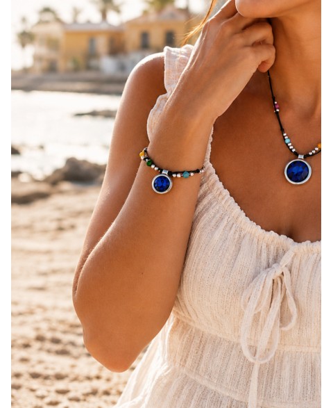 Pulsera Corona Azul Ciclón