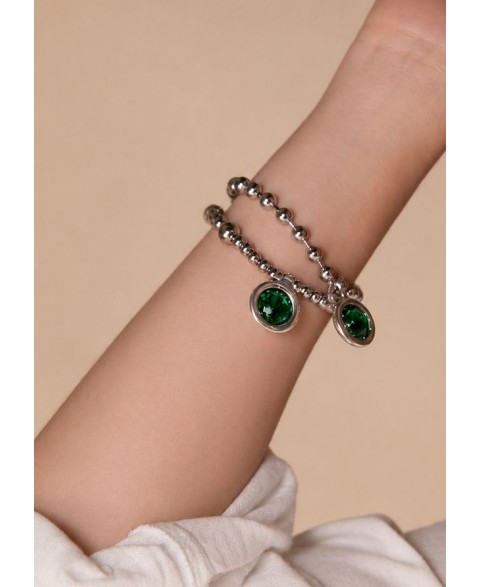 Pulsera Moon Verde Ciclón