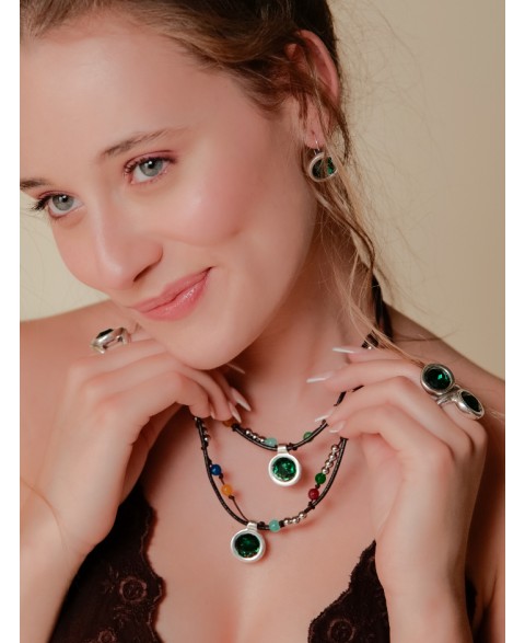 Collar Solaris Verde Ciclón