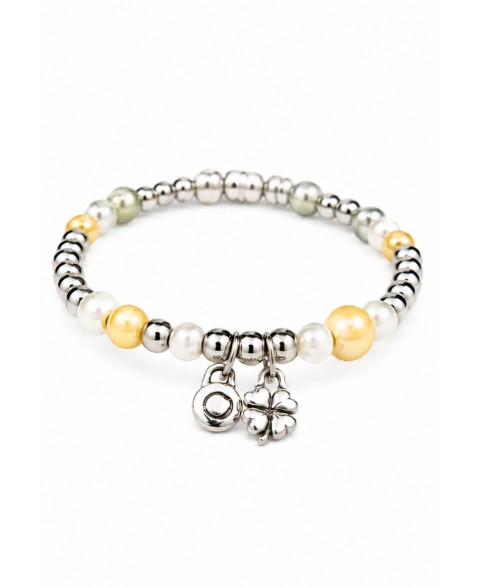 Pulsera Suerte Blanco Ciclón