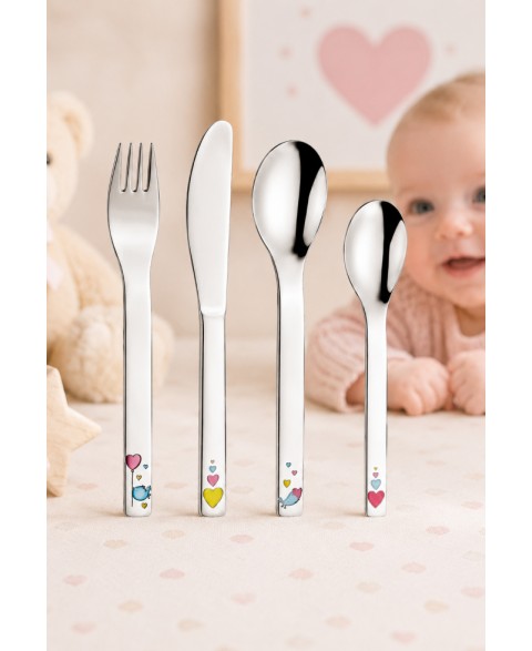 SET CUBIERTOS 4 PCS CORA