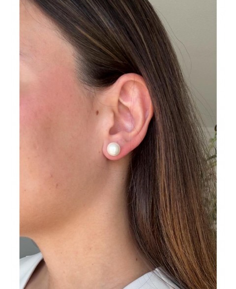 Pendientes de plata perla...