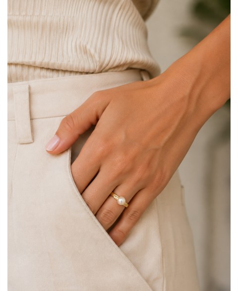 Anillo Nina Perla Natural...
