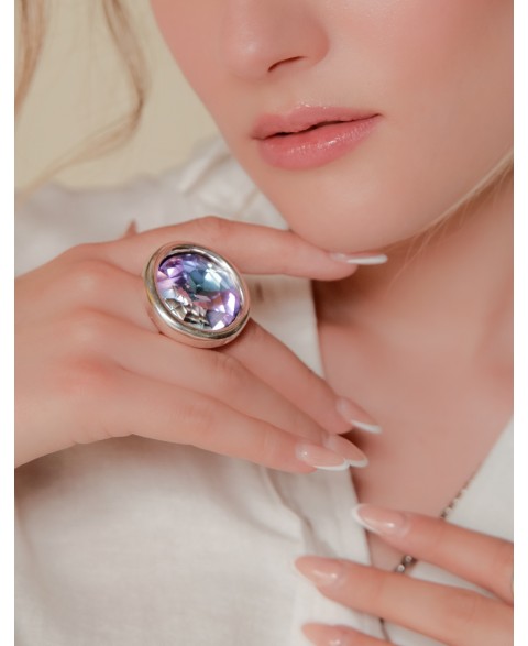 Anillo Eclipse Morado Ciclón