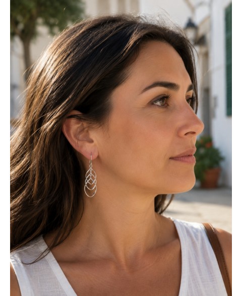 Pendientes Caliope Ovalado...