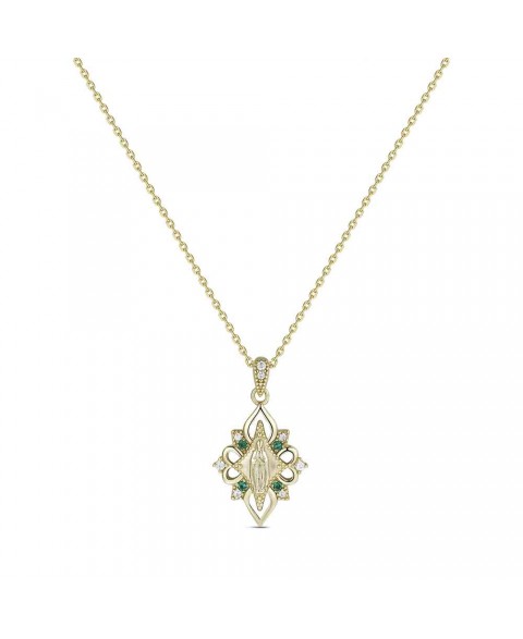 Collar Plata Chapada Oro...