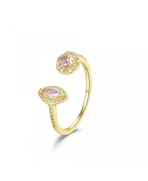 Anillo Plata Chapado Oro...