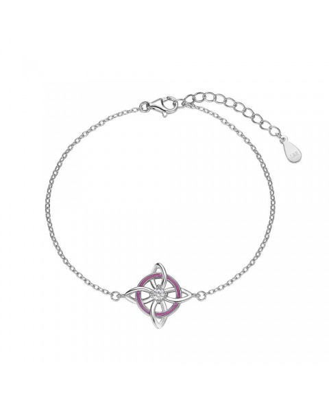 Pulsera Plata Nudo de Bruja...