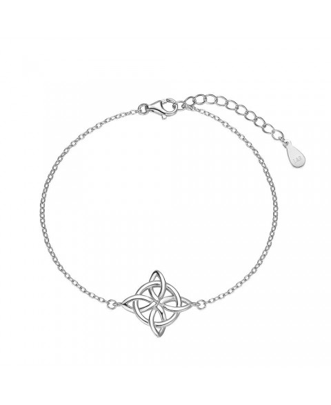 Pulsera Plata Nudo de Bruja...