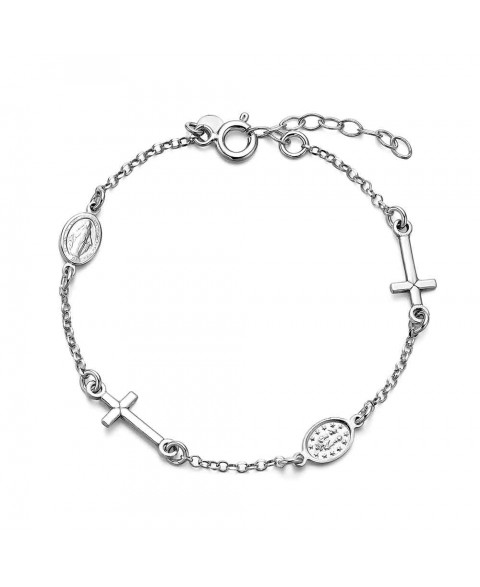 Pulsera Cruces y Virgen...