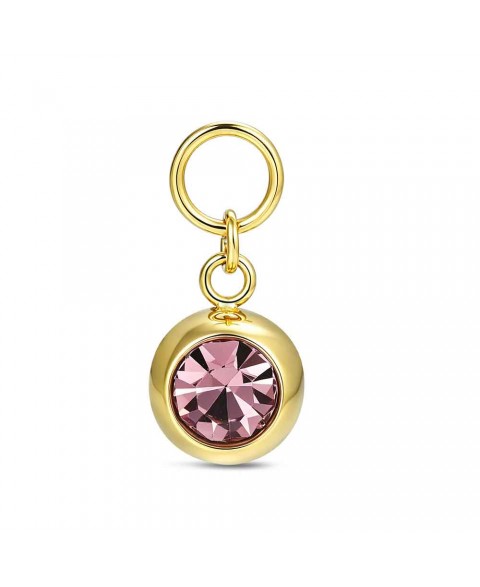 Charm Acero Chapado Oro...