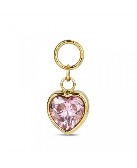 Charm Acero Chapado Oro...