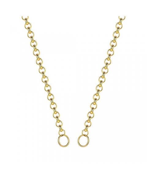 Collar Acero Chapado Oro...