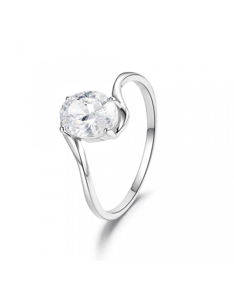 Anillo Solitario Plata Sena...