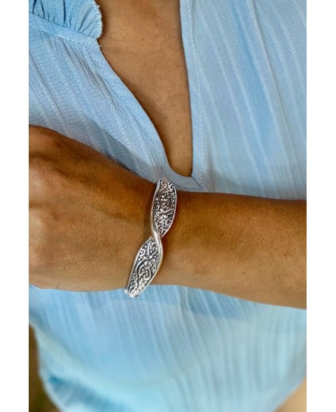 Brazalete Eda Plata