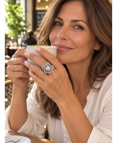 Anillo Plata Asteria 